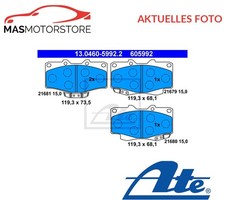 SATZ BREMSBELÄGE BREMSKLÖTZE ATE 130460-59922 P FÜR TOYOTA LAND CRUISER