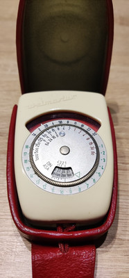 Vintage WEIMARLUX Belichtungsmesser im Etui Nicht getestet