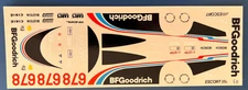 1/24  Porsche 962 BF Goodrich  by Heller Decals