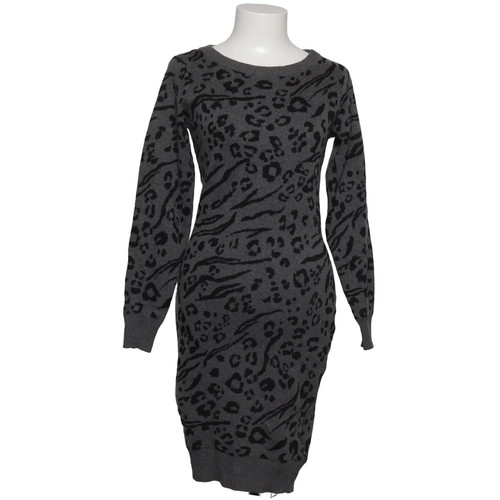 Holland House Fashion, Kleid, Größe: S, Grau/Schwarz, Acryl/Baumwolle #DpF