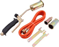 POFET Felt Roof Burner Kit, Long Arm Gas Roofer Torch, 2m Hose Metallic