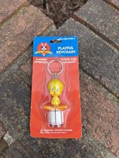 Looney Tunes Tweety Bird Playful Keychain 1998 Stylus Trends