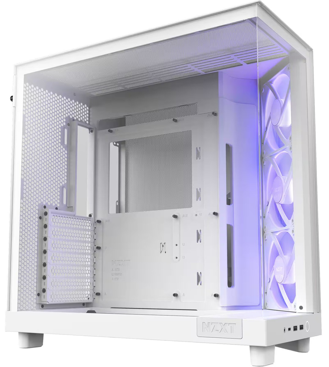 【おまけ】NZXT H6 Flow White ミドルタワーケース NZXT - H6 Flow RGB ATX Mid-Tower PC Case with Dual Chamber - White