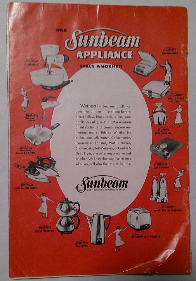 1950 How to Get the Most Out of Your SUNBEAM MIXMASTER Mixer RECIPES Cookbook - Image 2 of 4