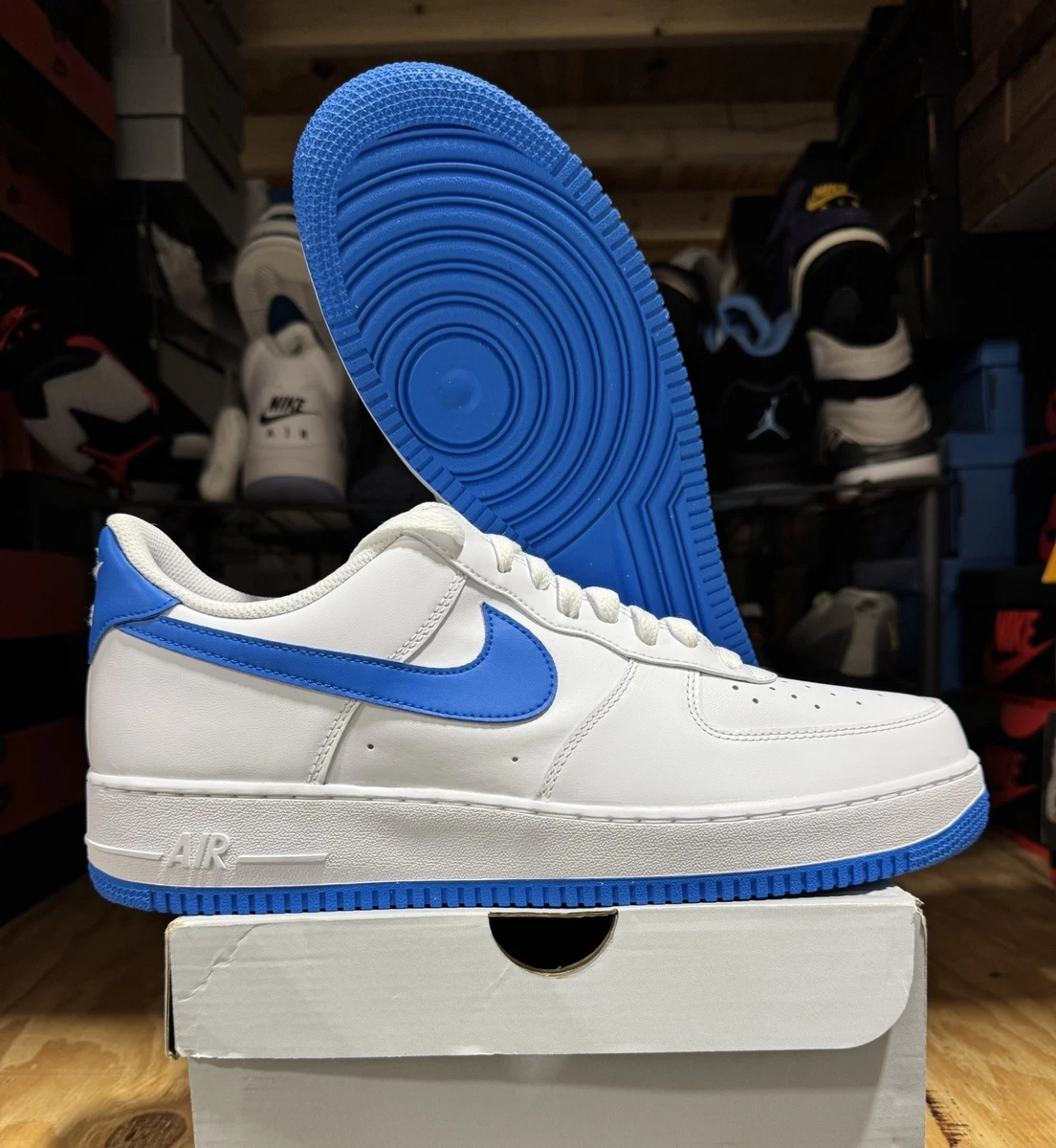 Nike Air Force 1 Low White Photo Blue | eBay