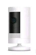 Ring Stick Up Cam | Battery | HD Outdoor Wireless Camera System | White