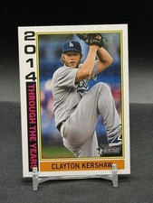 2025 Topps Heritage Baseball Clayton Kershaw Through The Years - Dodgers #TTY-21