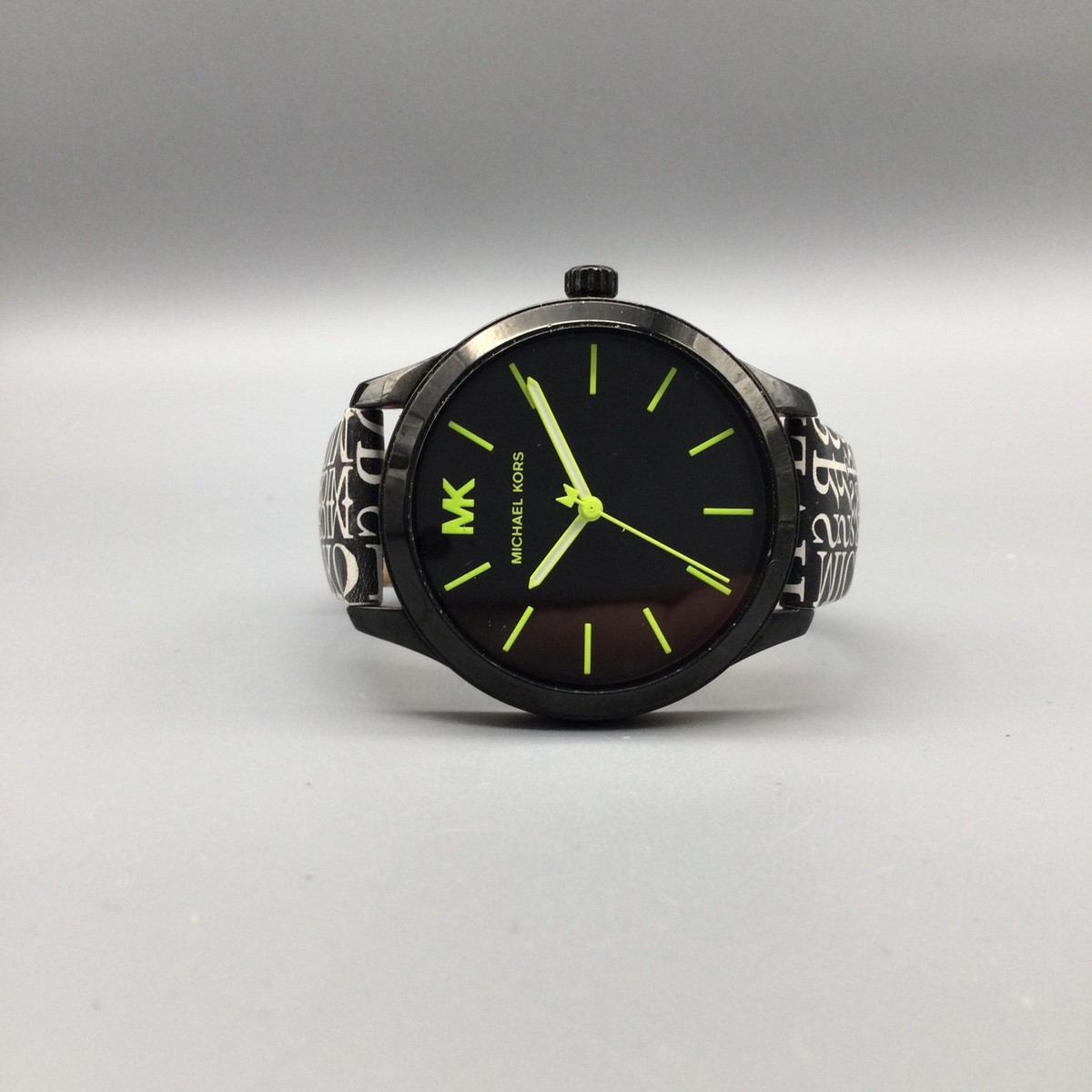 Michael Kors Runway Women Watch 38mm Black Dial Neon Leather  display picture 3