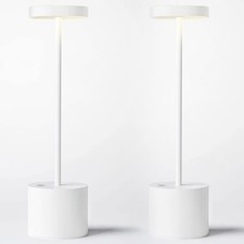 2 Pack Cordless Table Lamp Rechargeable,5000mAh Battery Operated Portable LED...