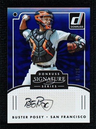 Buster Posey [Blue] #SGS-BP 2016 Panini Donruss Signature Series card