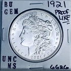 1921 BU GEM MORGAN SILVER DOLLAR UNC MS+++ U.S. MINT RARE COIN 6626