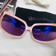 chrome hearts sunglasses ORBI 64□16-120 Pink Beauty Case Lens Cloth Unisex Aut