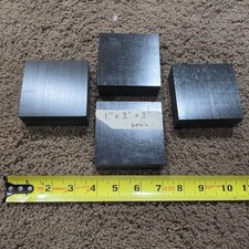 (4) DELRIN (ACETAL) BLACK SHEET STOCK 1.00 X ...