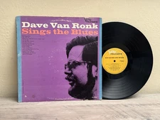 DAVE VAN RONK SINGS THE BLUES FOLK VERVE FOLKWAYS MONO VINYL LP