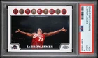 2008 LeBron James Cleveland Cavaliers PSA 9 Topps Chrome Card #23
