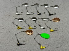 Jig Spinners, 1/16 oz. (10),   What you see is what you get P FREE SHIPPIHG