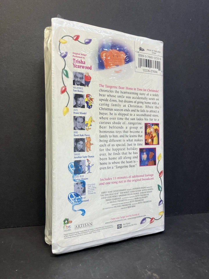NEW SEALED The Tangerine Bear Home in Time for Christmas VHS Video Tape - Image 2 of 3