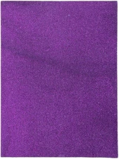 CousinDIY Glitter Foam Sheet 9"X12" 2mm-Purple
