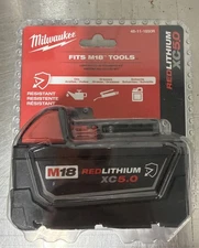 New Milwaukee RESISTANT Battery 48-11-1850R 5.0 AH XC