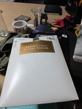 Hanes Absolutely Ultra Sheer Control Top Barely Black Pantyhose Size D Style707