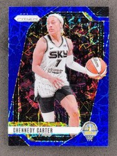 2024 Panini WNBA Prizm CHENNEDY CARTER Blue Velocity Prizm #66 Chicago Sky