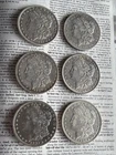 Cleaned Morgan Silver Dollar Lot of 6 🇺🇸