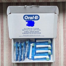 Oral-B Cross Action Replacement Heads - 9 Pack - NEW