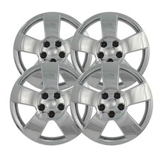 Silver 16 Bolt On Wheel Covers For 2006-2010 Chevy Hhr