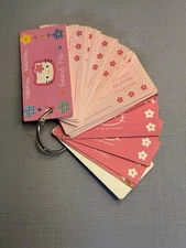 Vintage Hello Kitty Friends File Sanrio Smiles Rare Pink