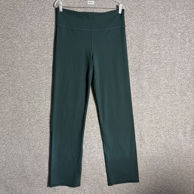 Athleta Women's Size XL Tall Green Nylon Elation Straight Leg 2.0 Pull On Pants