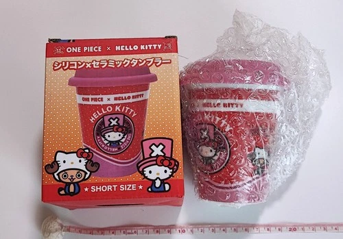 One Piece Chopper Hello Kitty Silicon ceramic tumbler