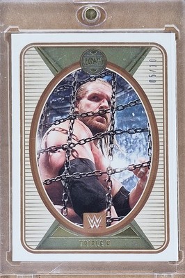 Triple H 2022 Panini Chronicles WWE Legacy Gold /10 #147