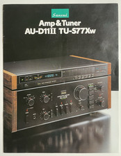Sansui LOT AU-D11 II TU-S77Xw Brochure TU-D55X Instructions Connect Diagram