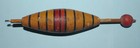 VINTAGE ANTIQUE "IDEAL" PAINTED 7" WOOD FISHING FLOAT BOBBER GOOD CONDITION — photo 6