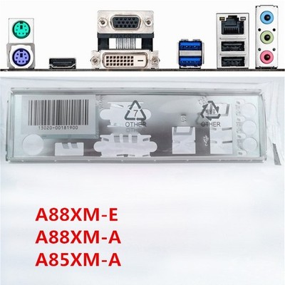 For   A88XM-E & A88XM-A & A85XM-A   I/O IO Rear Backplate Motherboard *cc