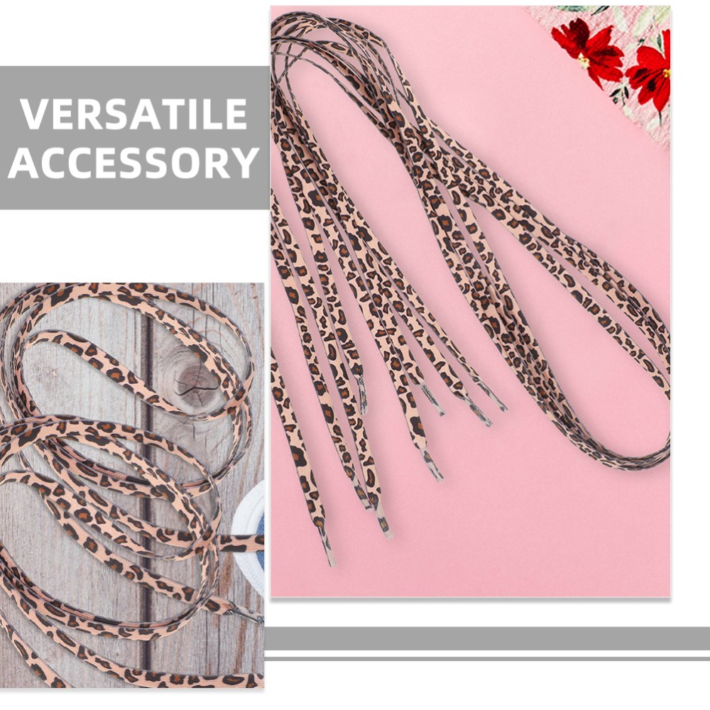 APL 2 Paia Sneakers e Lacci Elasticizzati Lacci per Stivali Tema Zoo