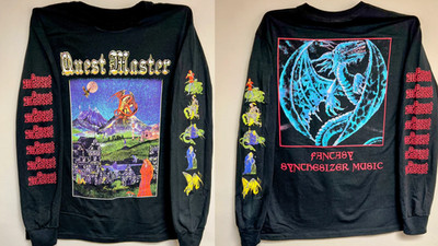 QUEST MASTER black long sleeve UNISEX All sizes 1F2609