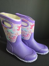 Children's Bogs Boots Classic Unicorns Size 3 Waterproof NIB
