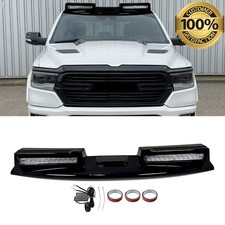 Roof Lamp For Ram 1500 2019-2023 2024 Gloss Black Roof Top Spoiler Light Wled
