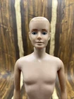 Vintage Ken Blonde Flocked Hair Doll Mattel 1960’s Straight Leg Japan Read