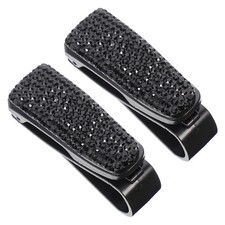  2 Pcs Pince À Lunettes De Voiture Porte-lunettes Pour Pare-soleil