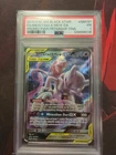 2019 POKEMON SM BLACK STAR PROMO SM191 ALT ART MEWTWO MEW GX PSA 1 Tag Team