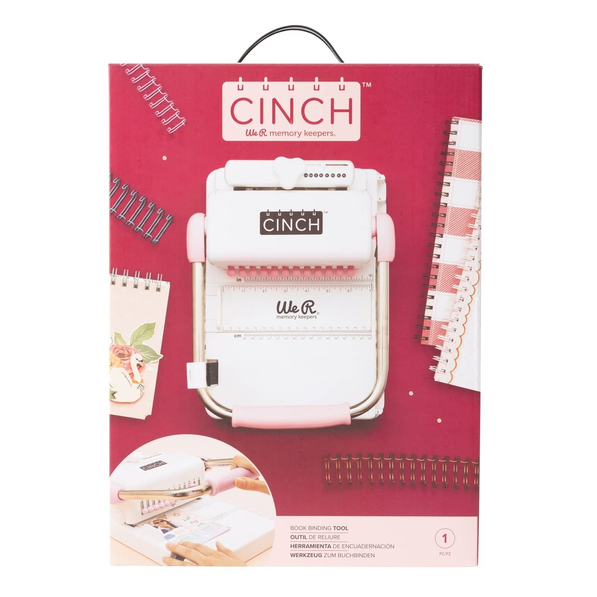 We R Memory Keepers CINCH バインダー作成機 We R Memory Keepers 662789 Heidi Swapp Cinch Book Binding Machine