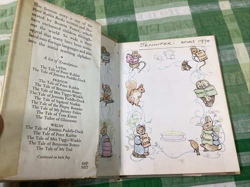 The Tale Of Johnny Town-mouse Beatrix Potter Hardcover - F Warne & Co Number 13 - Picture 4 of 5