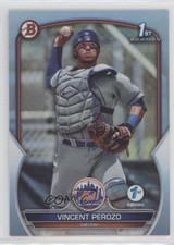 2023 Bowman 1st Edition Sky Blue Foil Vincent Perozo #BPPF-102 0xz8