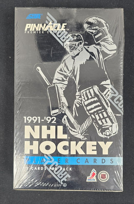 1991-92 Score Pinnacle NHL Hockey Premier Edition 36 Packs - Factory Sealed Box