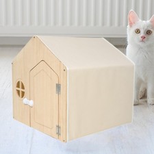 Wooden Cat House Cat Shelter Pet Supplies