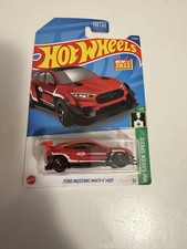 2022 Hot Wheels Ford Mustang Mach-E 1400 73/250 HW GREEN SPEED 1/ 5 Red J Case