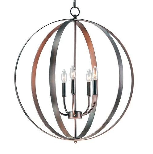 Maxim 10032 Provident 5 Light 24"W Taper Candle Pendant - Picture 1 of 8
