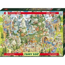 Himalayan Habitat Funky Zoo 1000 Piece Jigsaw Puzzle Heye New